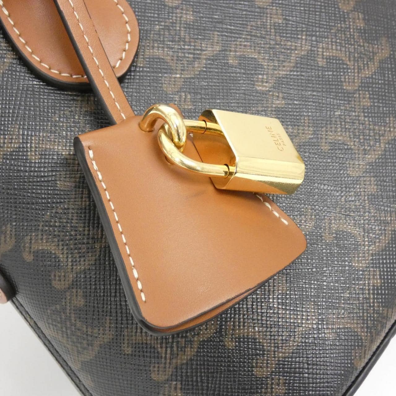 CELINE 120682DNK Handbag Canvas 4