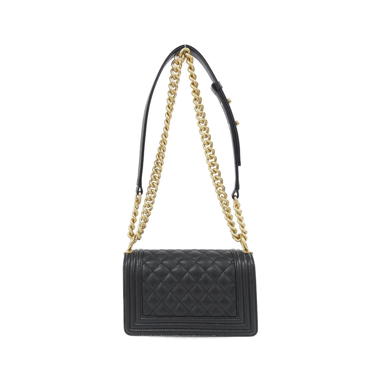 CHANEL Boy Chanel 67085 Shoulder Grained Calfskin 2