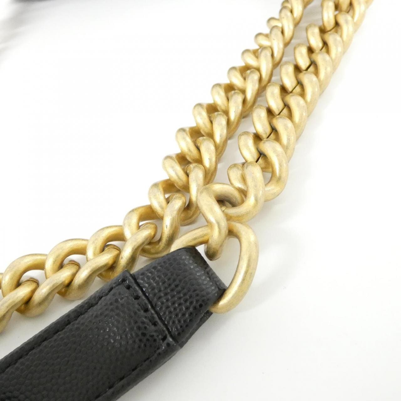 CHANEL Boy Chanel 67085 Shoulder Grained Calfskin 5