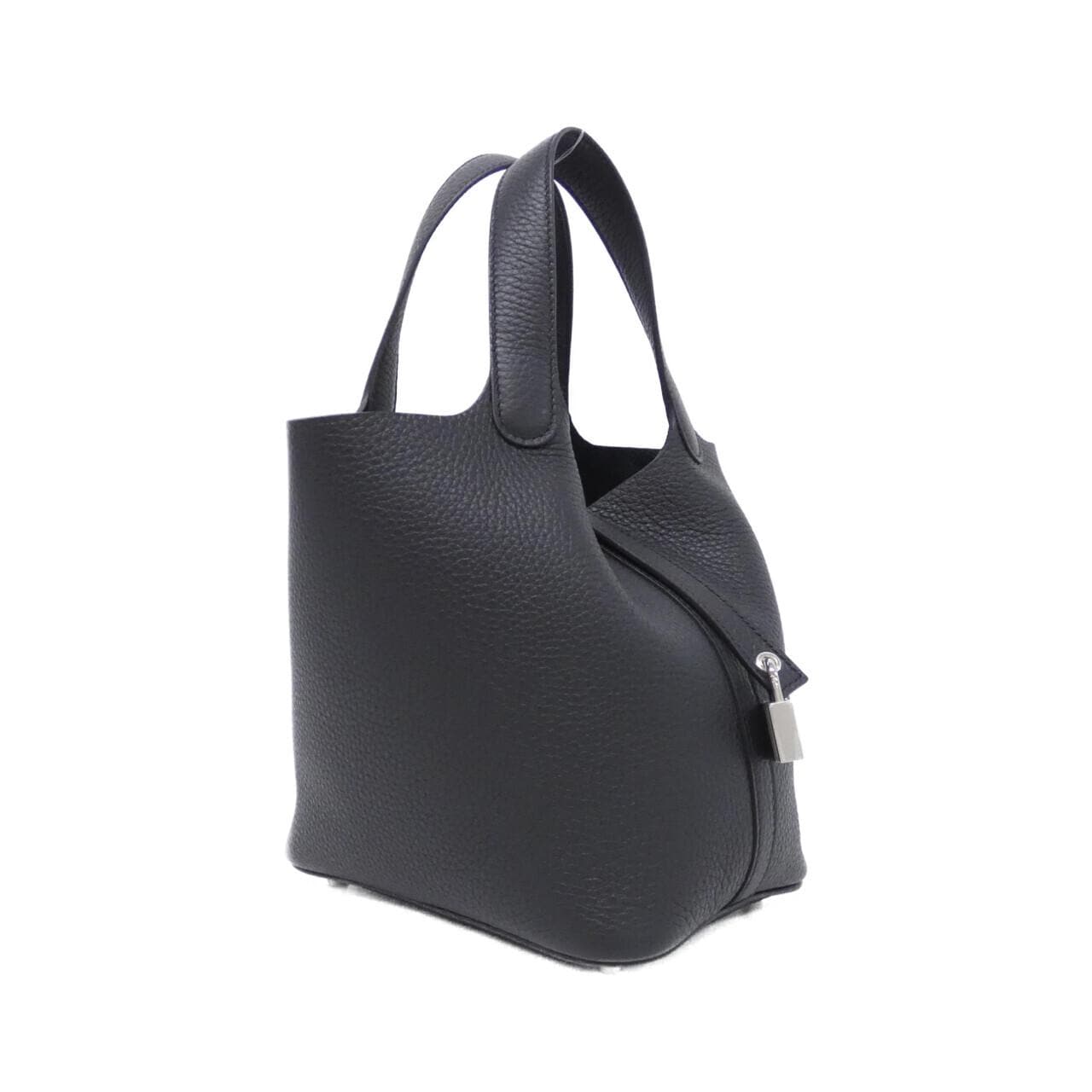 HERMES Picotin 056289CK Handbag Clemence