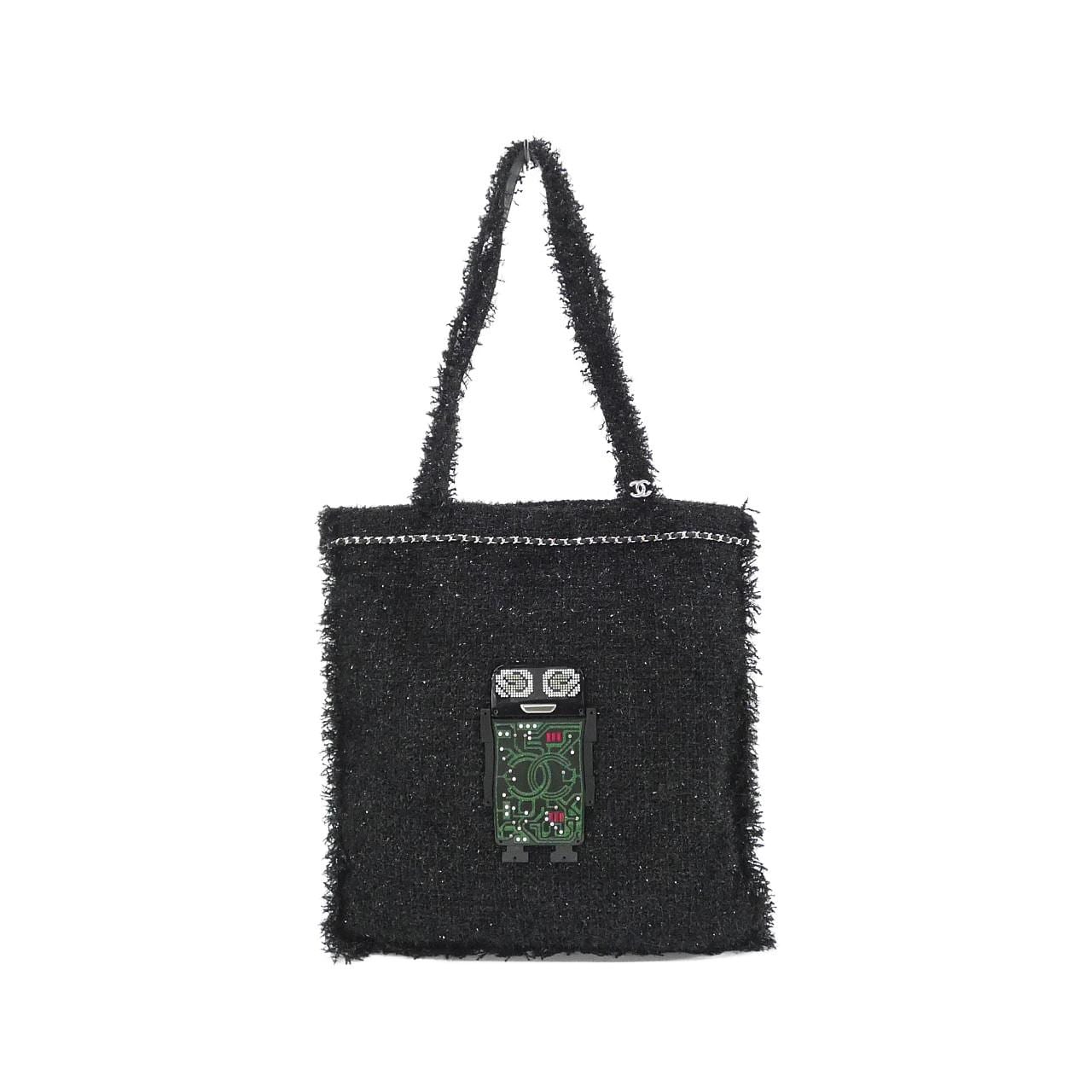 CHANEL 94646 Handbag Tweed