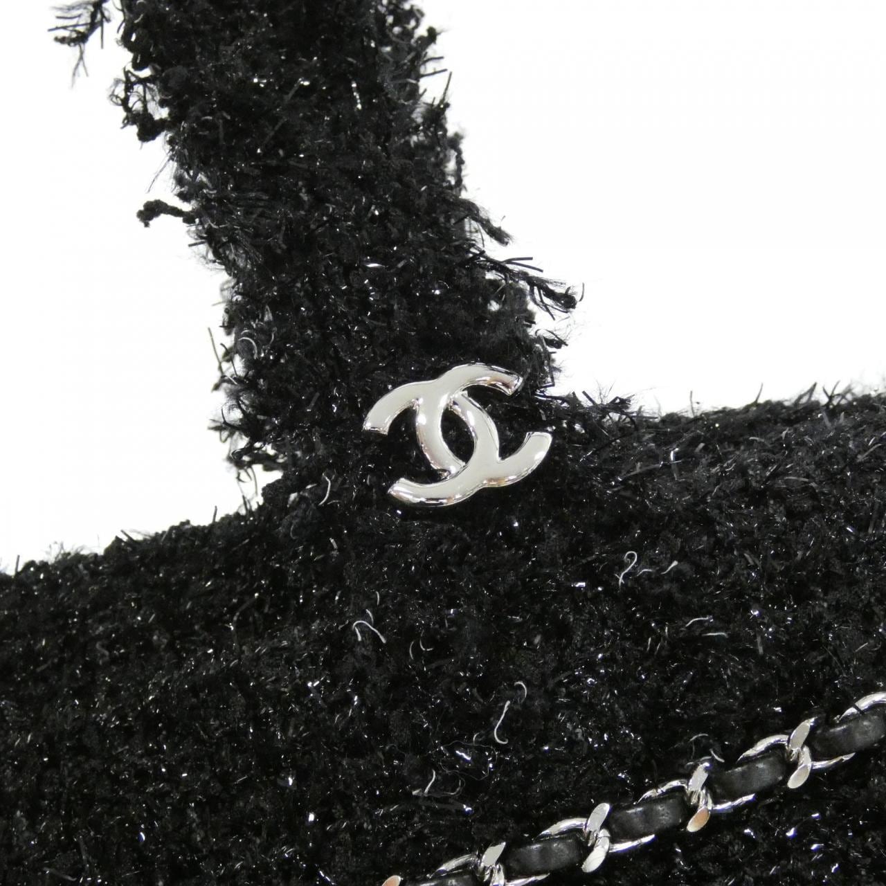 CHANEL 94646 Handbag Tweed 5