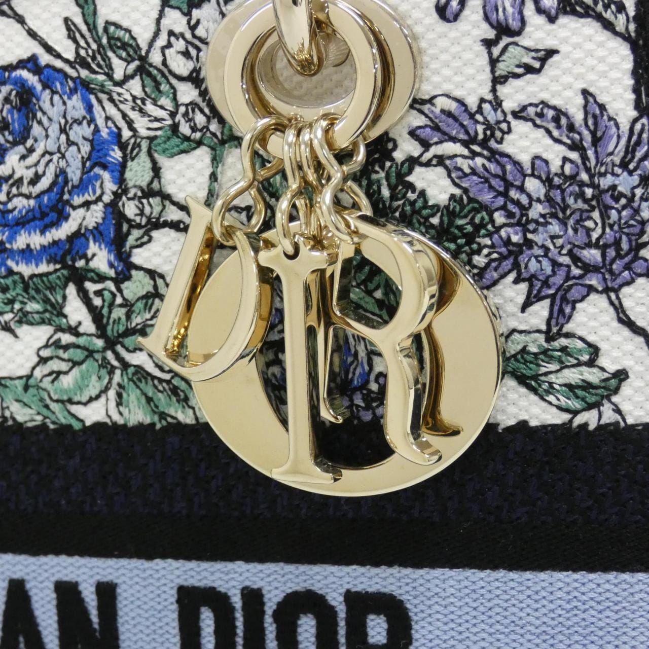 DIOR Lady Dior M0565OECZ Handbag Canvas 4