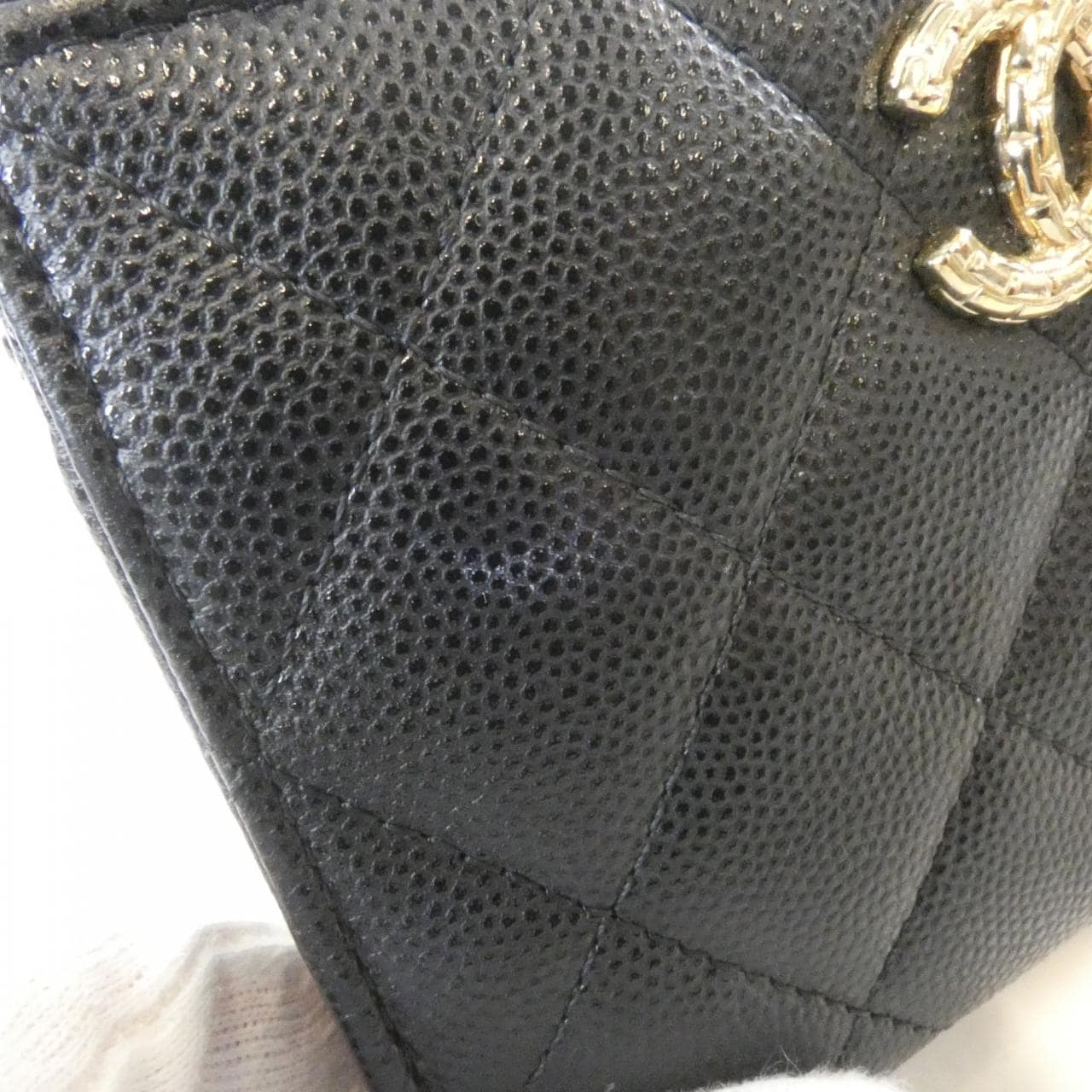 CHANEL AP4092 銀包 荔枝紋牛皮 5