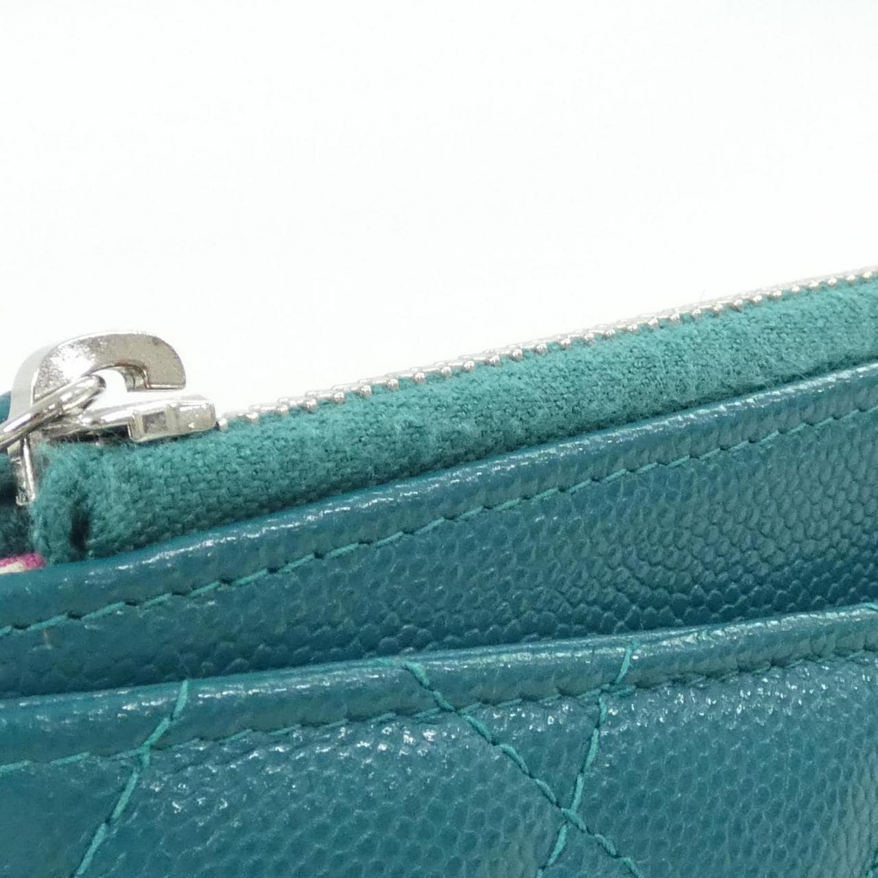 CHANEL Pouch Caviar Leather 6