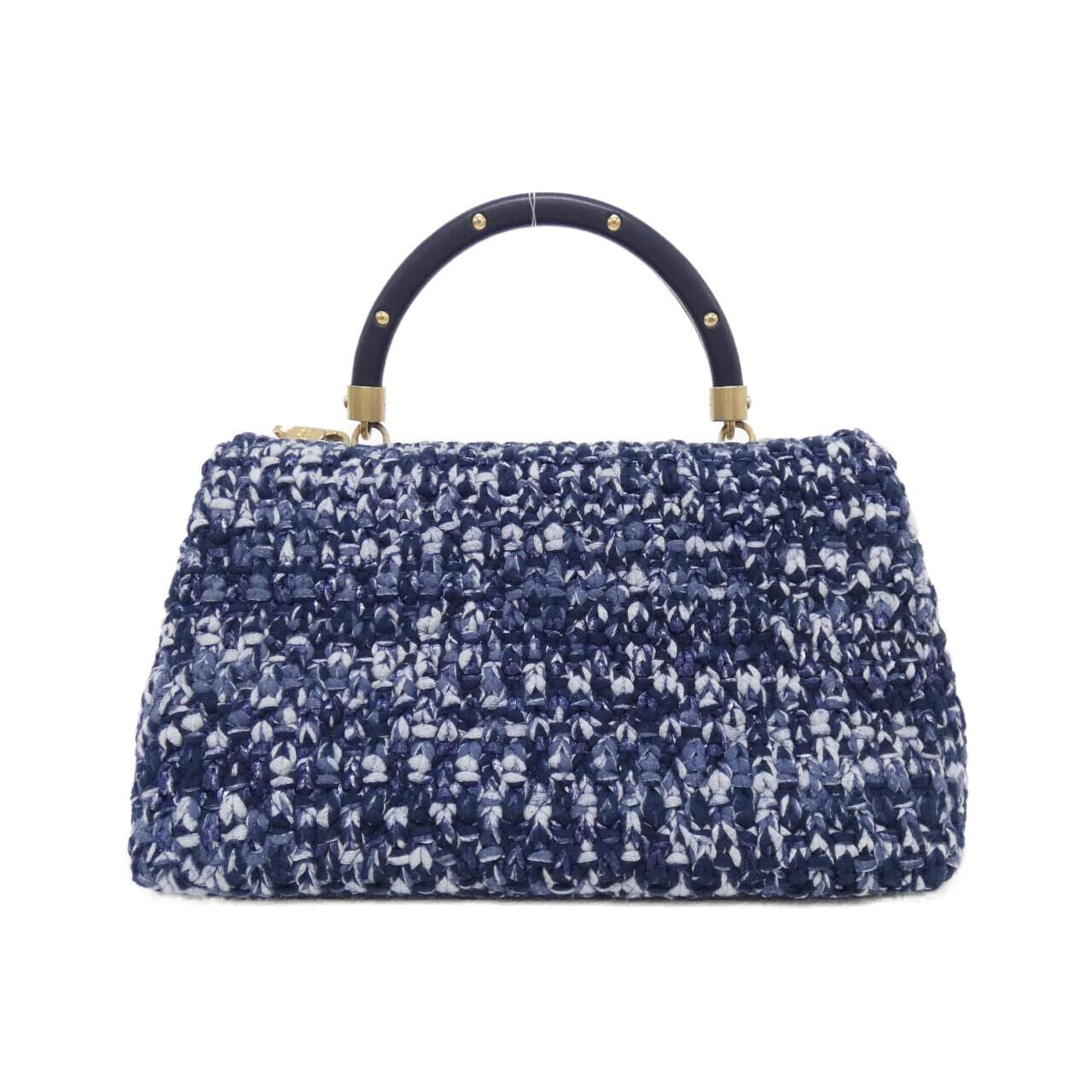 CHANEL Matelasse 92991 Handbag Tweed 2