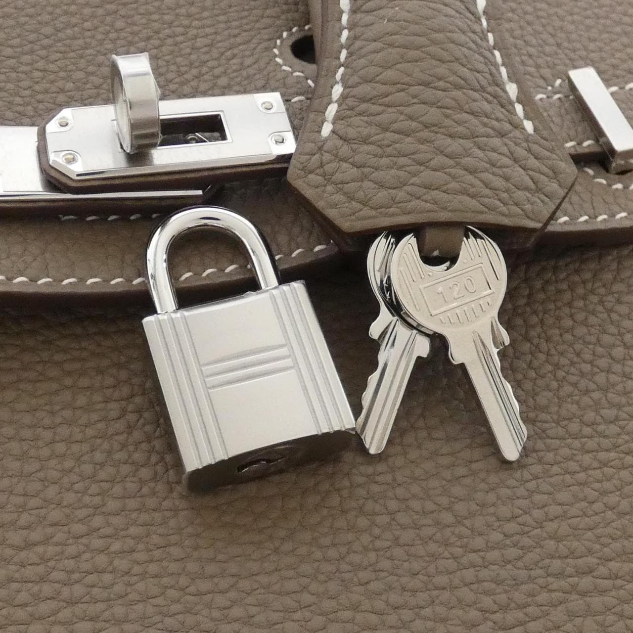 HERMES Birkin 041344CK Handbag Togo 4