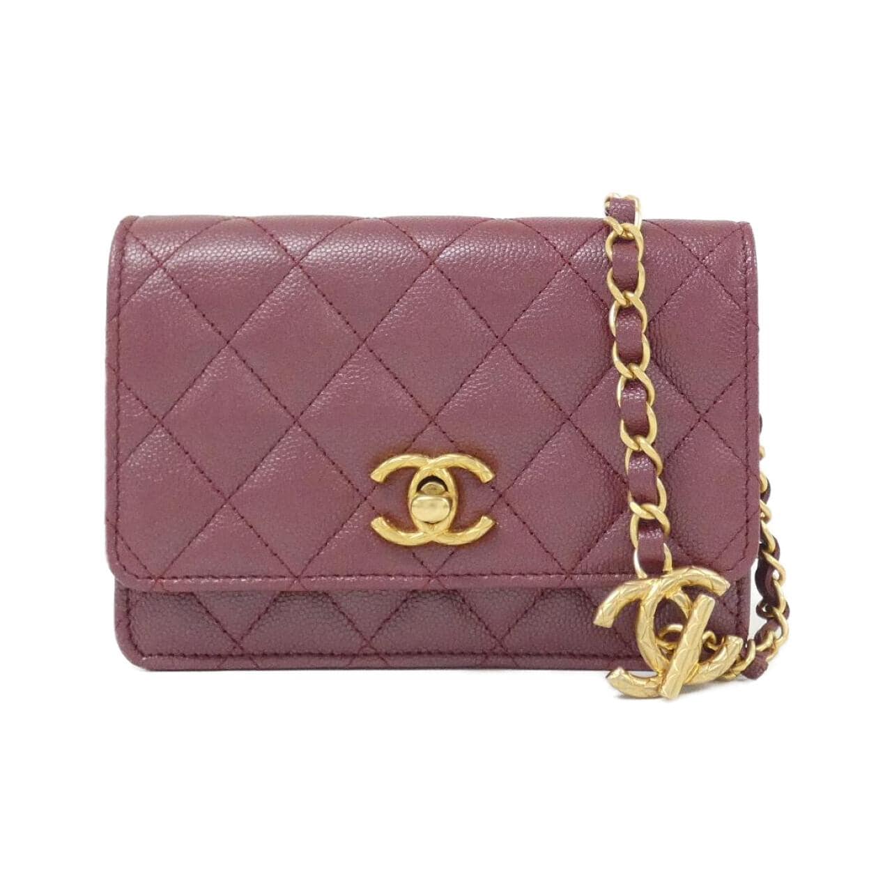 CHANEL Chanel 19 AP3480 Wallet Grained Calfskin