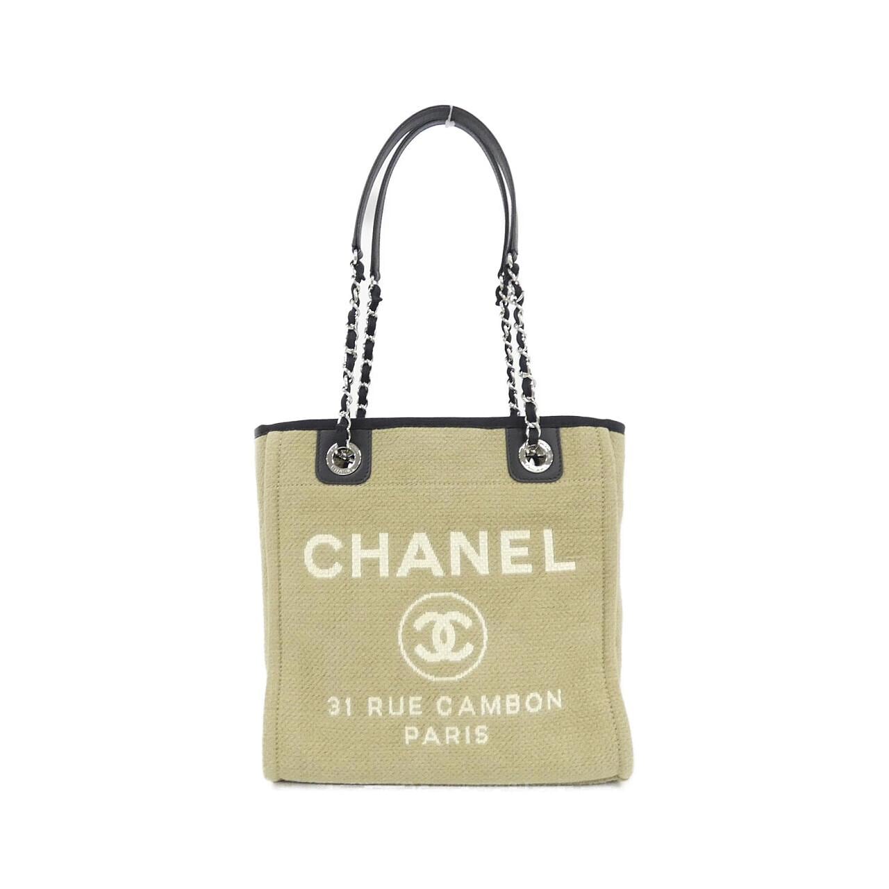 CHANEL Deauville 66939 手提包 帆布