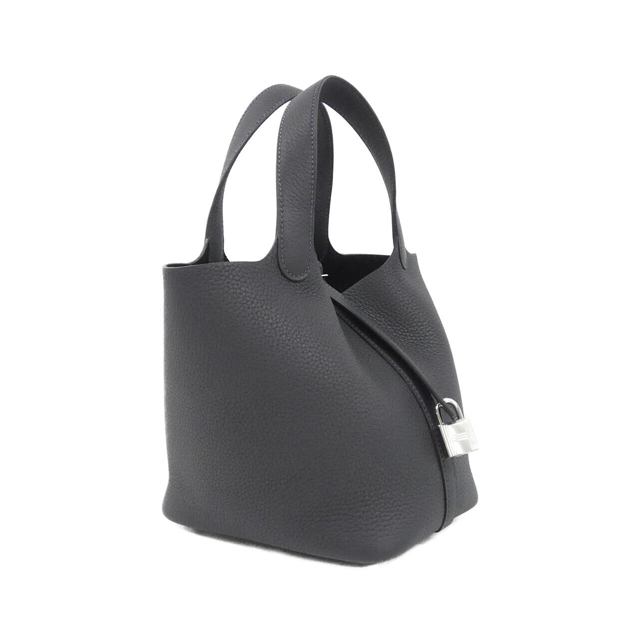 HERMES Picotin 056289CK Handbag Clemence