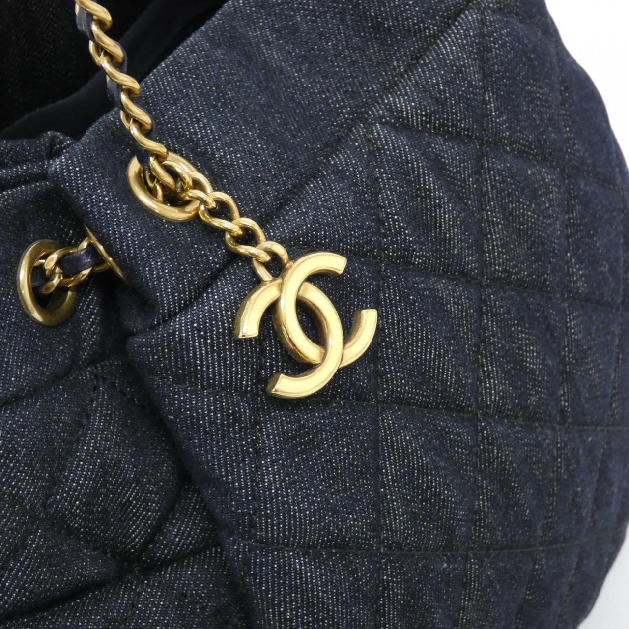 CHANEL 91135 肩背包 牛仔布 4