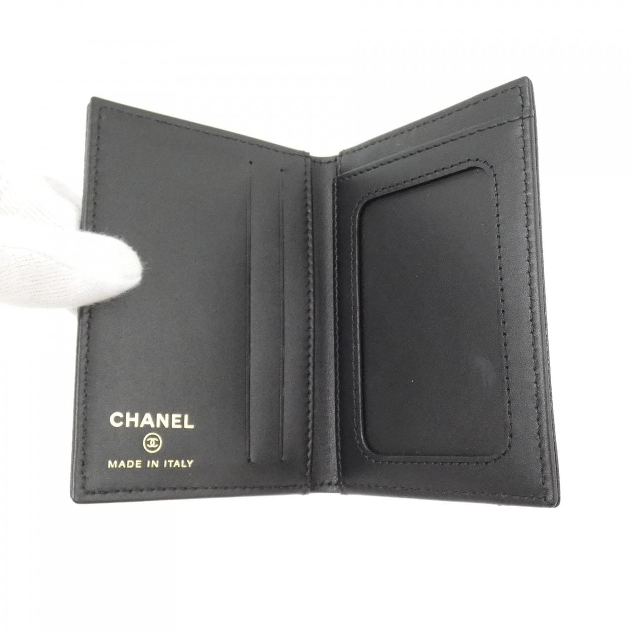 CHANEL 80821 卡片套 荔枝紋牛皮 4