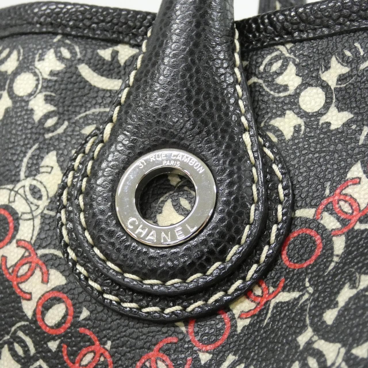 CHANEL 36180 Handbag Canvas 3