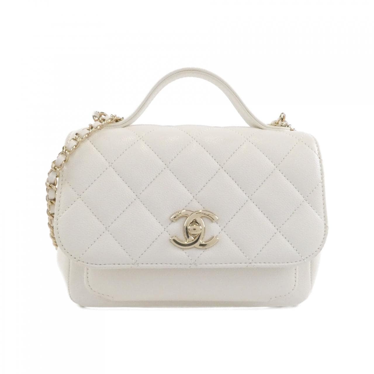 CHANEL 93749 Handbag Grained Calfskin