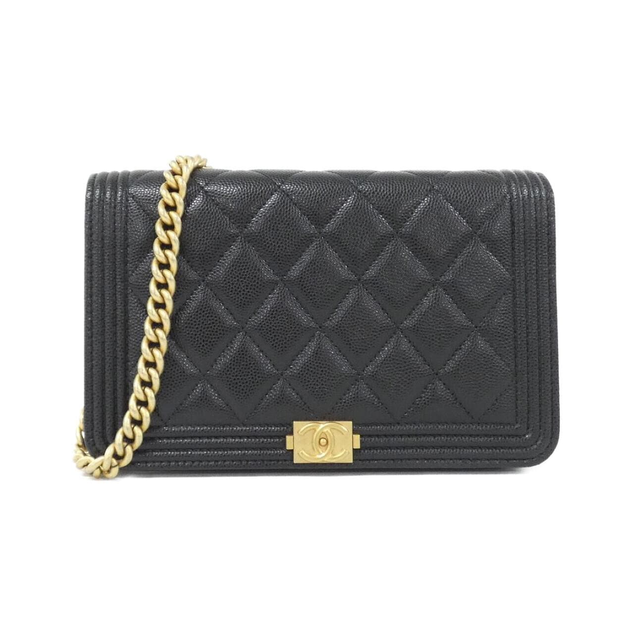 CHANEL Boy Chanel AP1117 Wallet Grained Calfskin