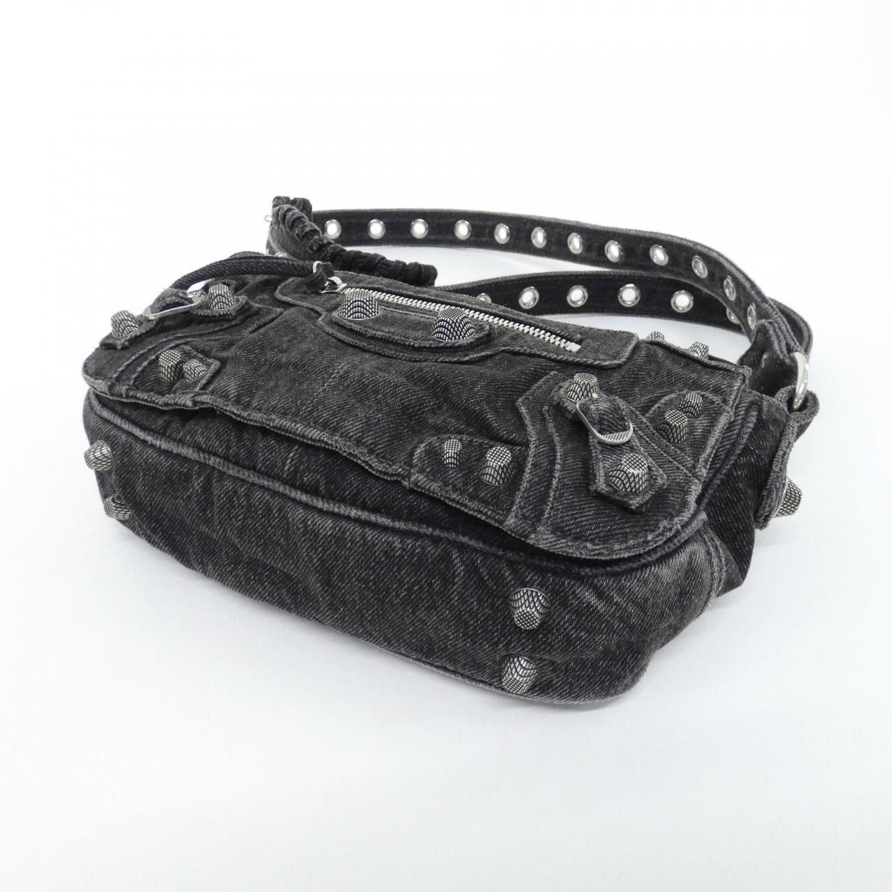 BALENCIAGA Le Cagole 719082 2AA22 肩背包 牛仔布 3