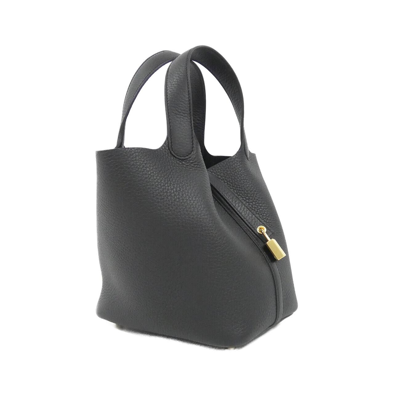 HERMES Picotin 056289CC Handbag Clemence