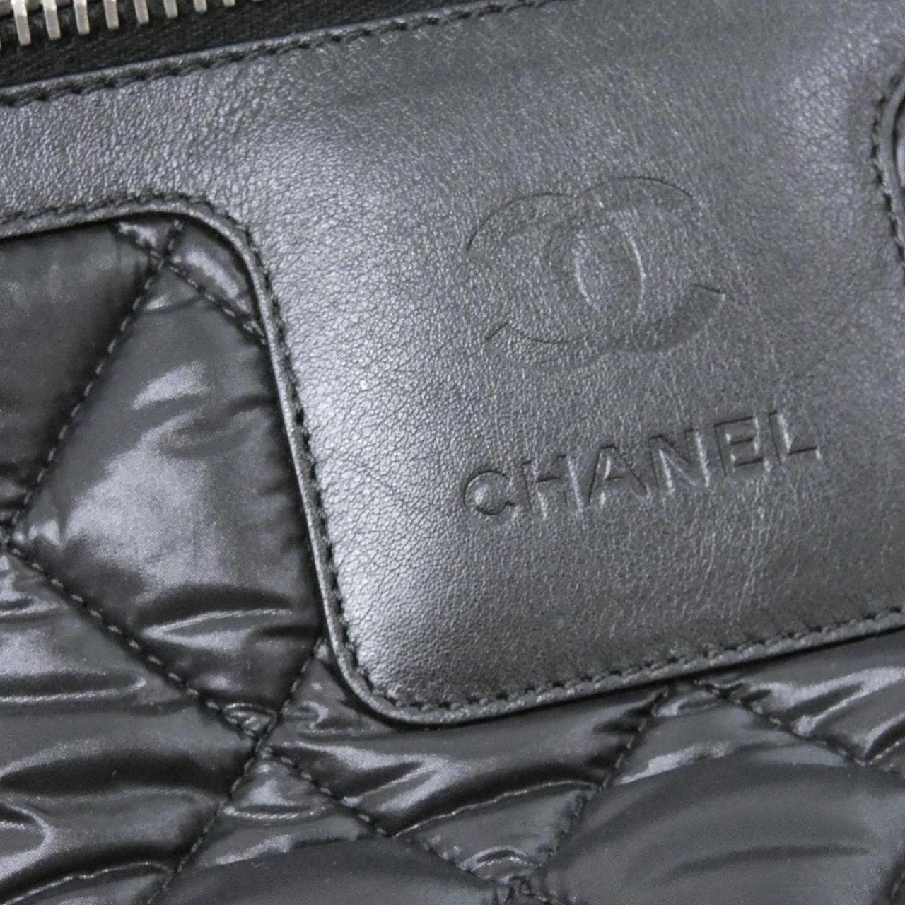 CHANEL 48611 Handbag Nylon 4