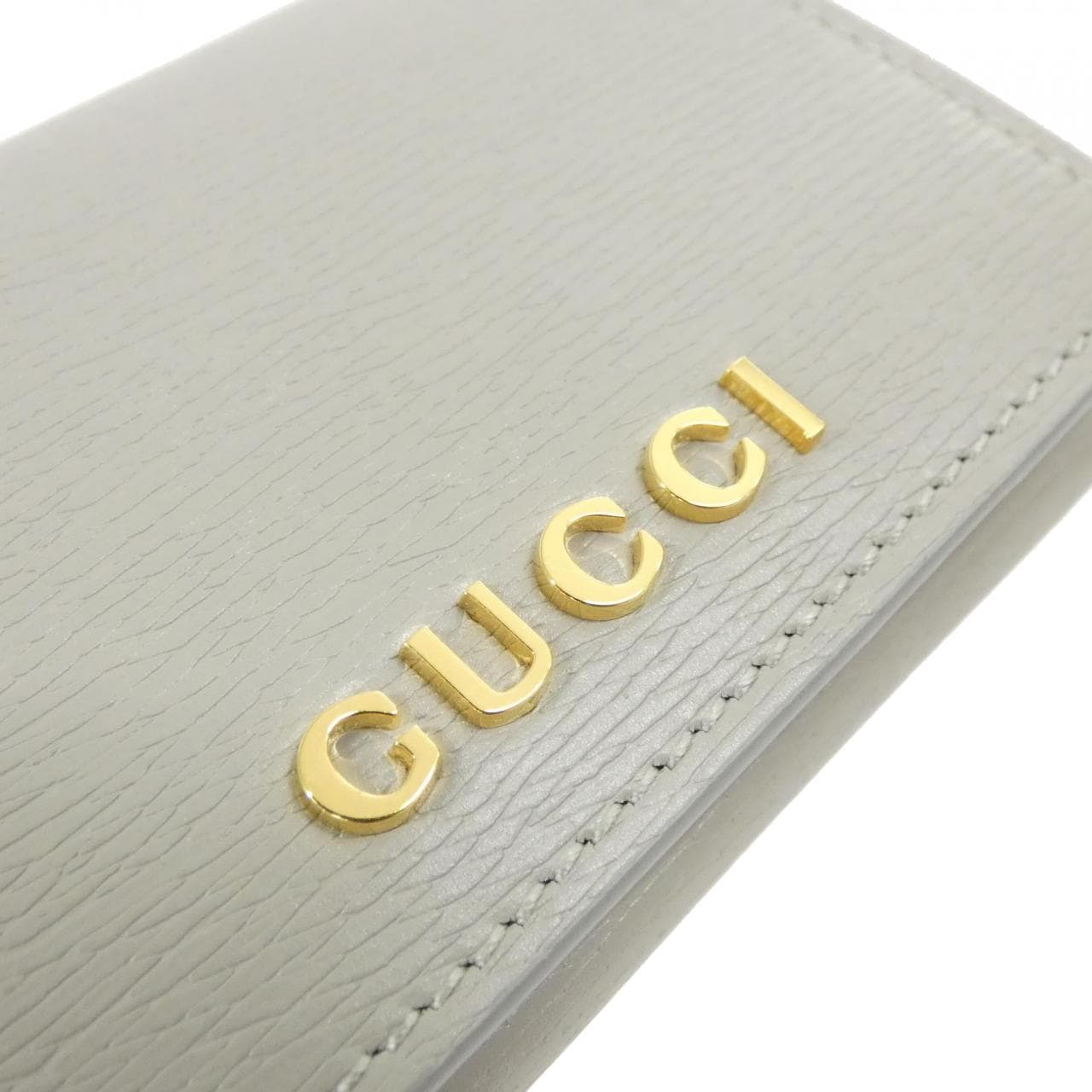 GUCCI 790101 0OP0N Card Case Leather 3