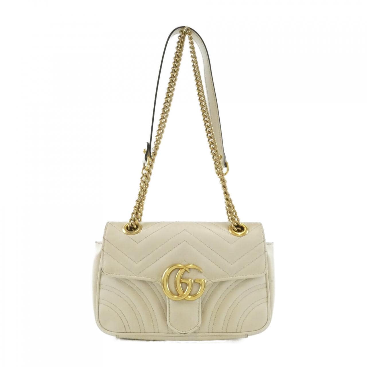 GUCCI GG Marmont 446744 DTD1T Shoulder Leather