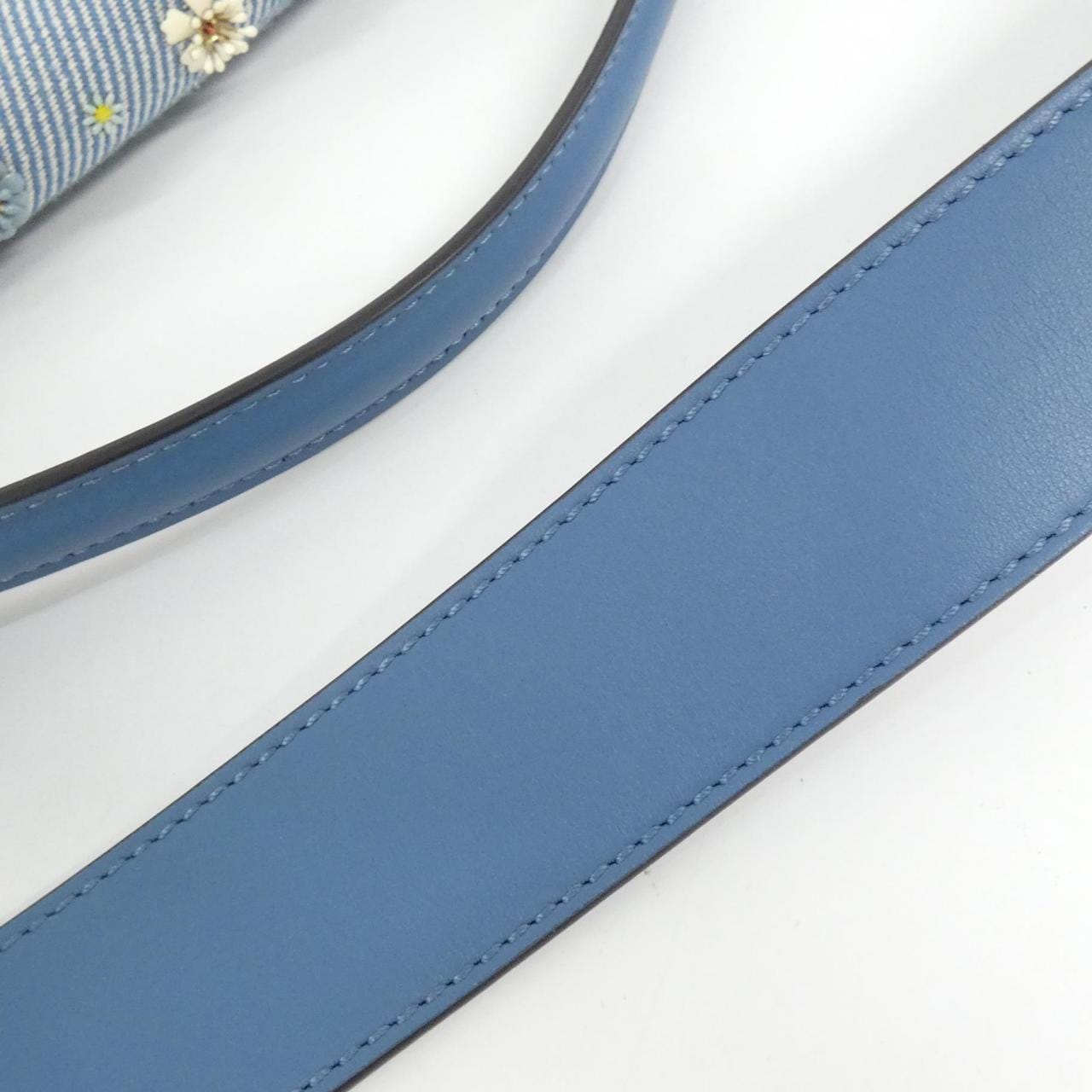 FENDI Baguette 8BR600 AUQY Shoulder Denim 5