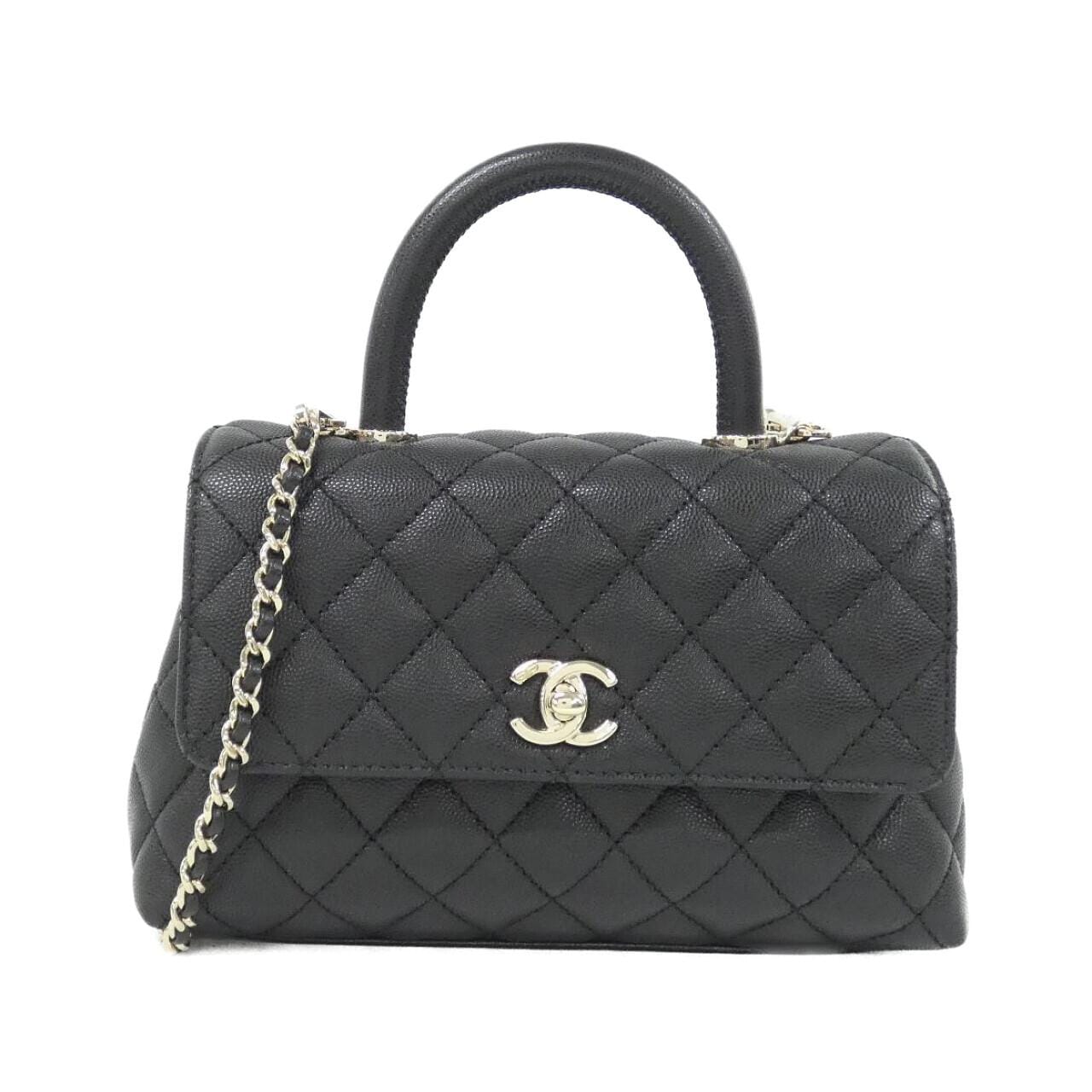CHANEL Matelasse 92990 Handbag Grained Calfskin
