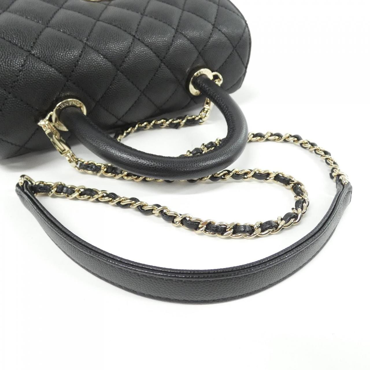 CHANEL Matelasse 92990 Handbag Grained Calfskin 5