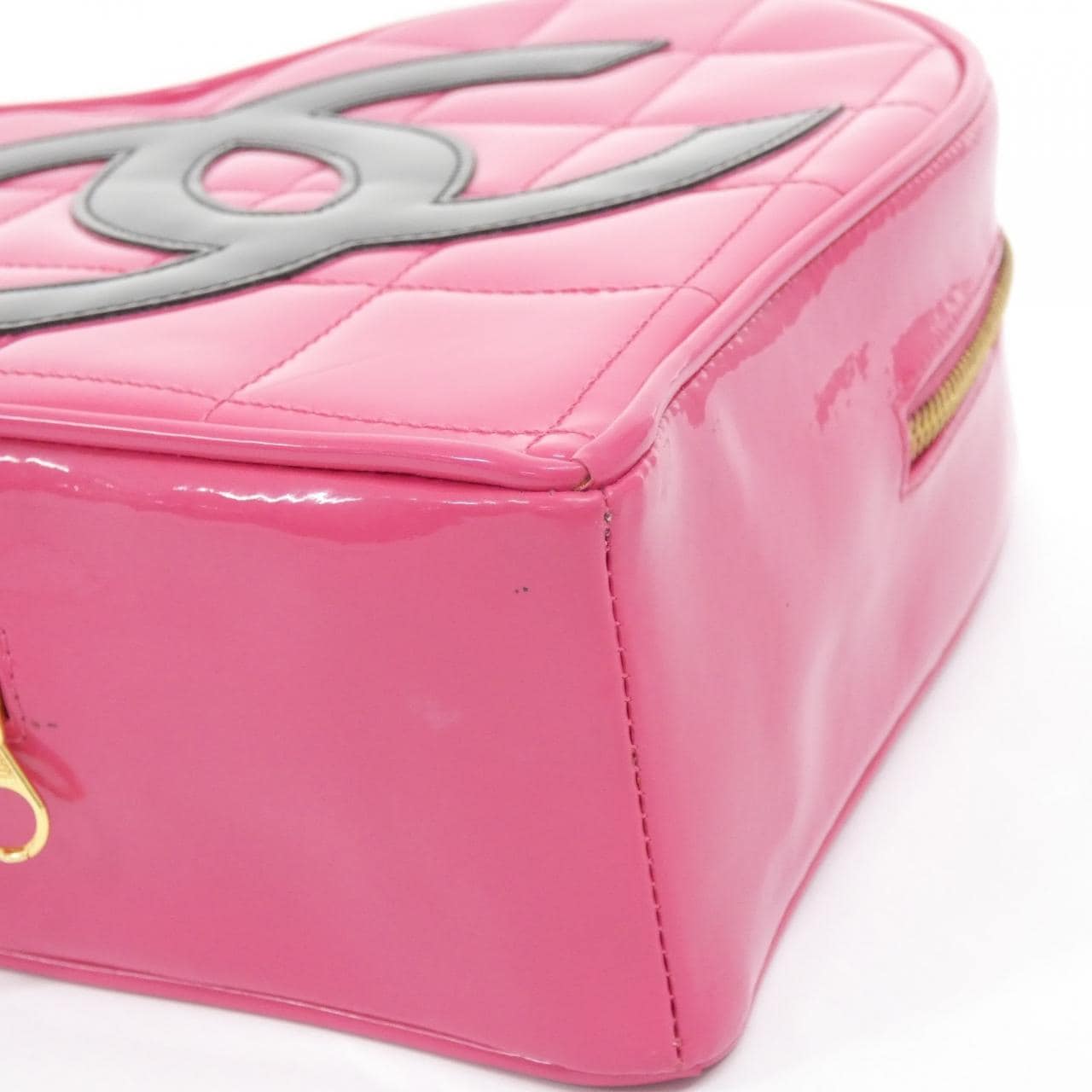 CHANEL Handbag Patent Leather 3