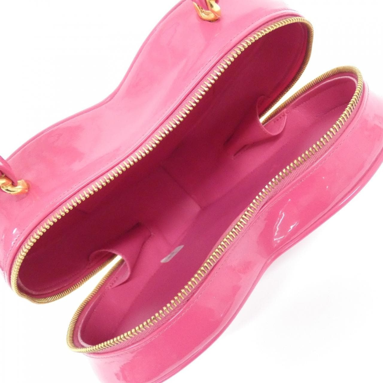 CHANEL Handbag Patent Leather 8