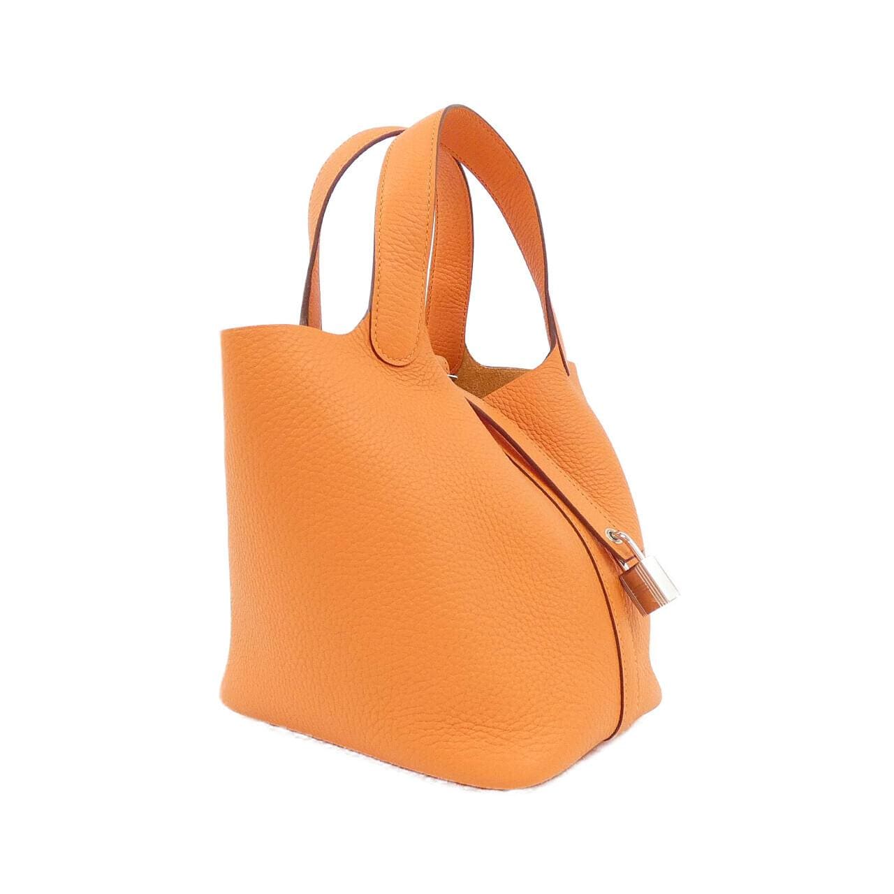 HERMES Picotin 056289CK Handbag Clemence