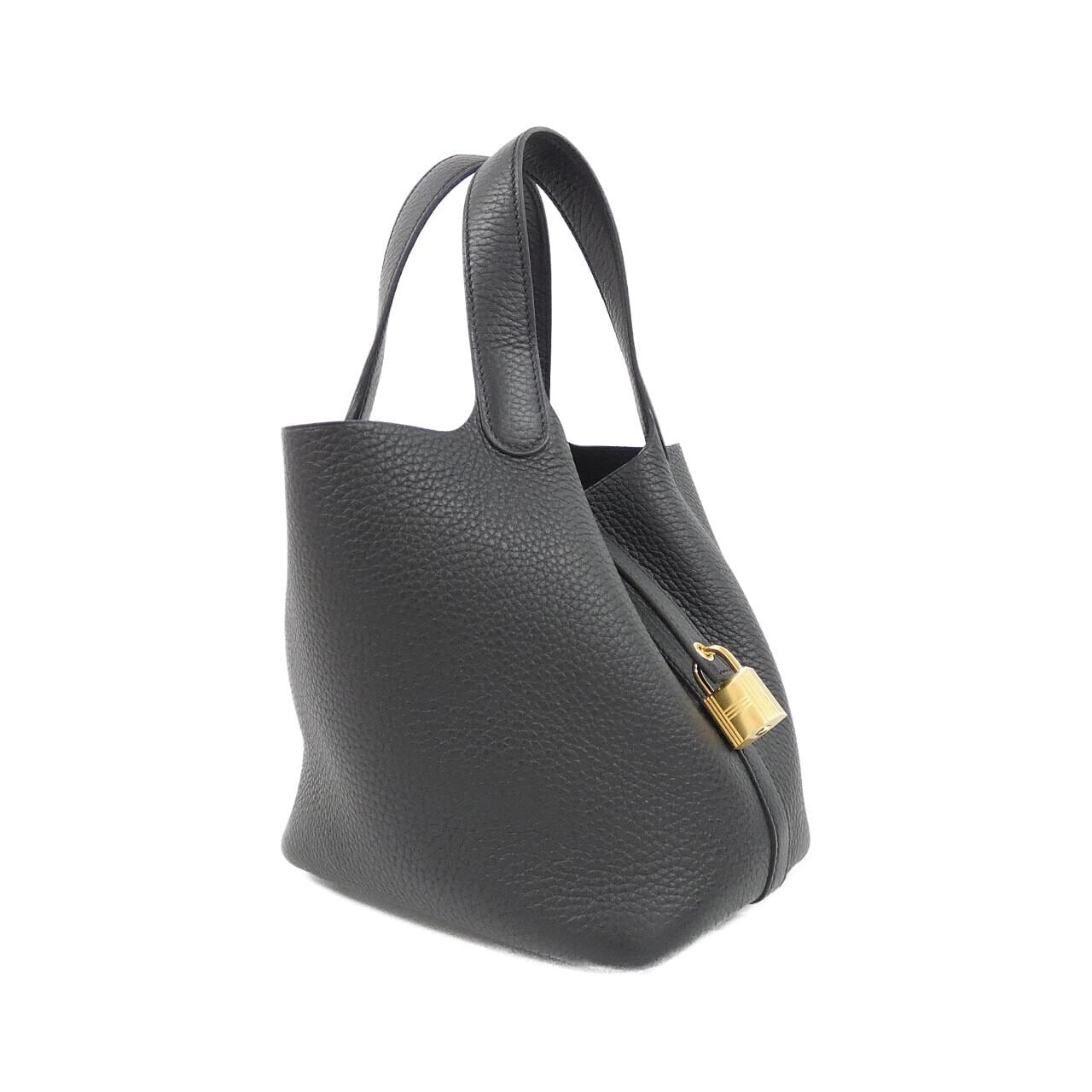 HERMES Picotin 056289CC Handbag Clemence