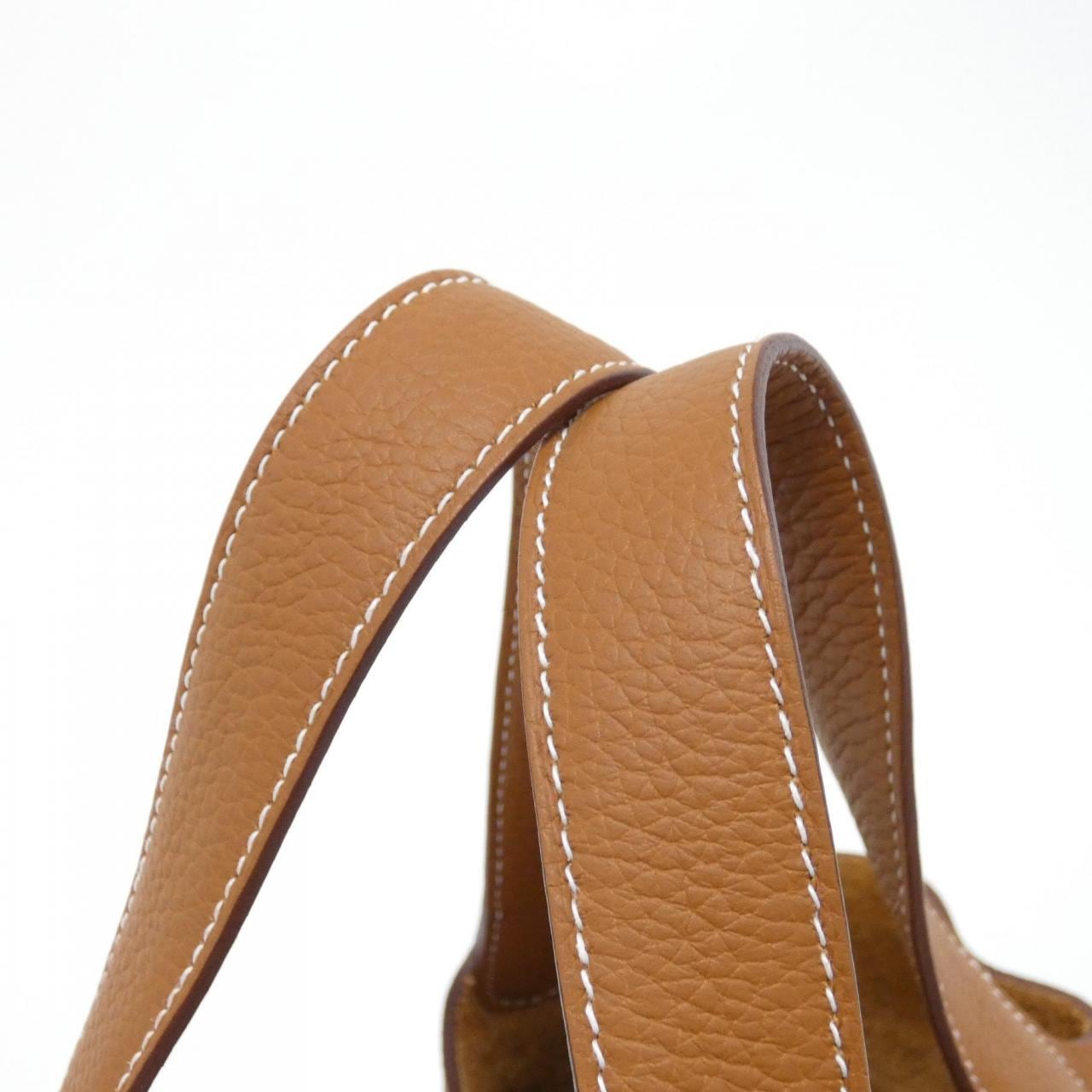 HERMES Picotin 060991CK Handbag Clemence 5