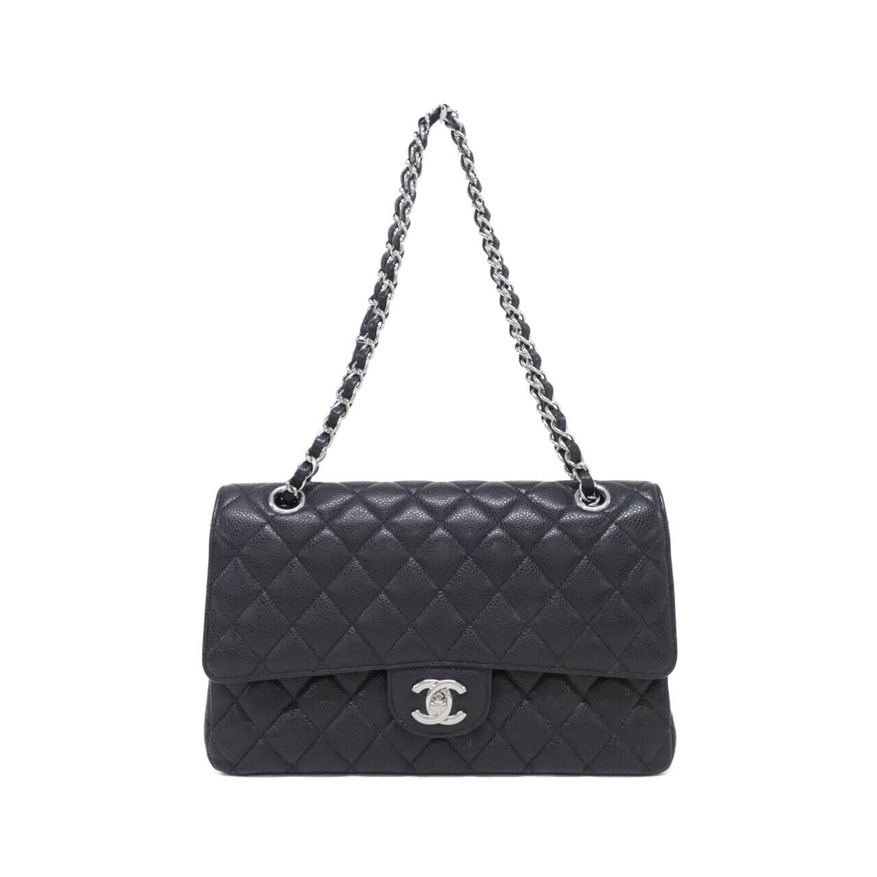 CHANEL Matelasse 1112 Shoulder Grained Calfskin