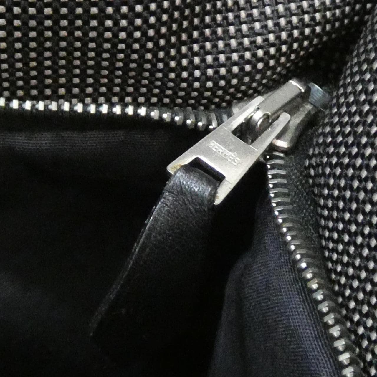 HERMES 101085M Handbag Canvas 8
