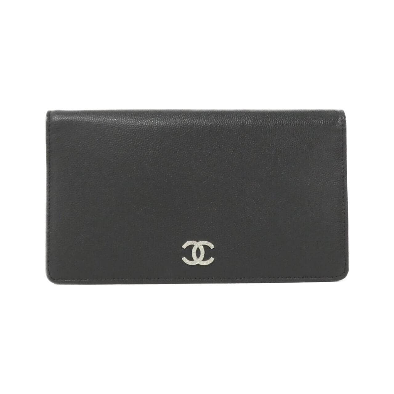 CHANEL 46314 銀包 魚子醬皮