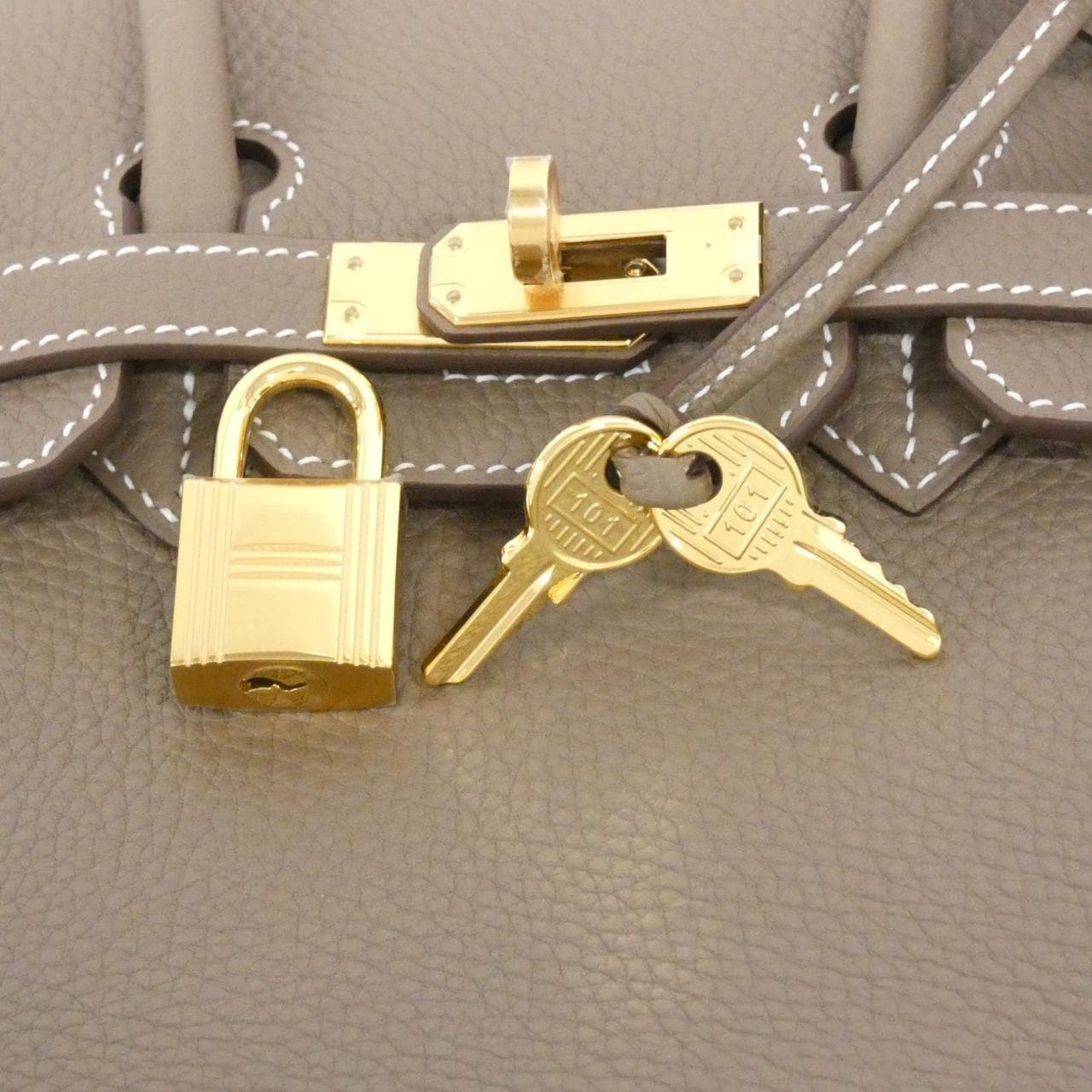 HERMES Birkin 041344CC Handbag Togo 4