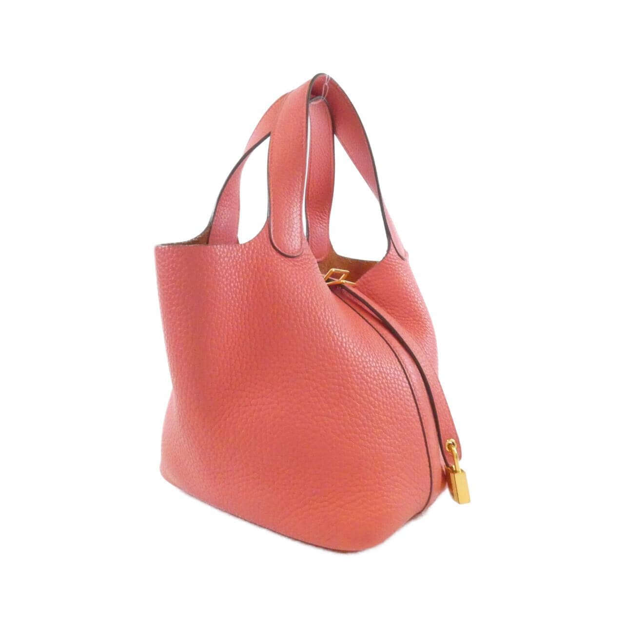 HERMES Picotin 056289CC Handbag Clemence