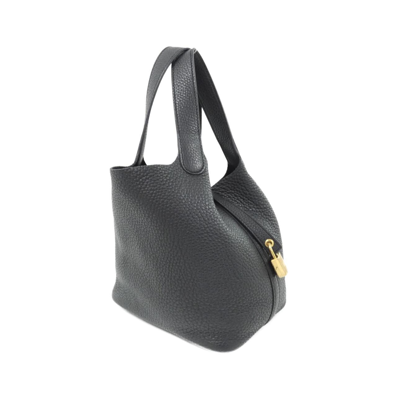 HERMES Picotin 056289CC Handbag Clemence