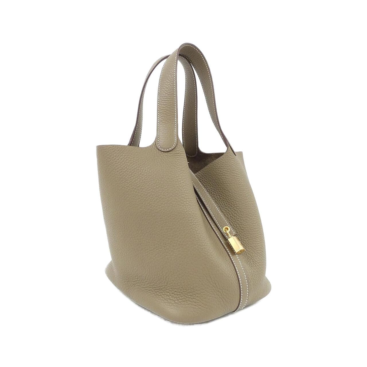 HERMES Picotin 060991CC Handbag Clemence