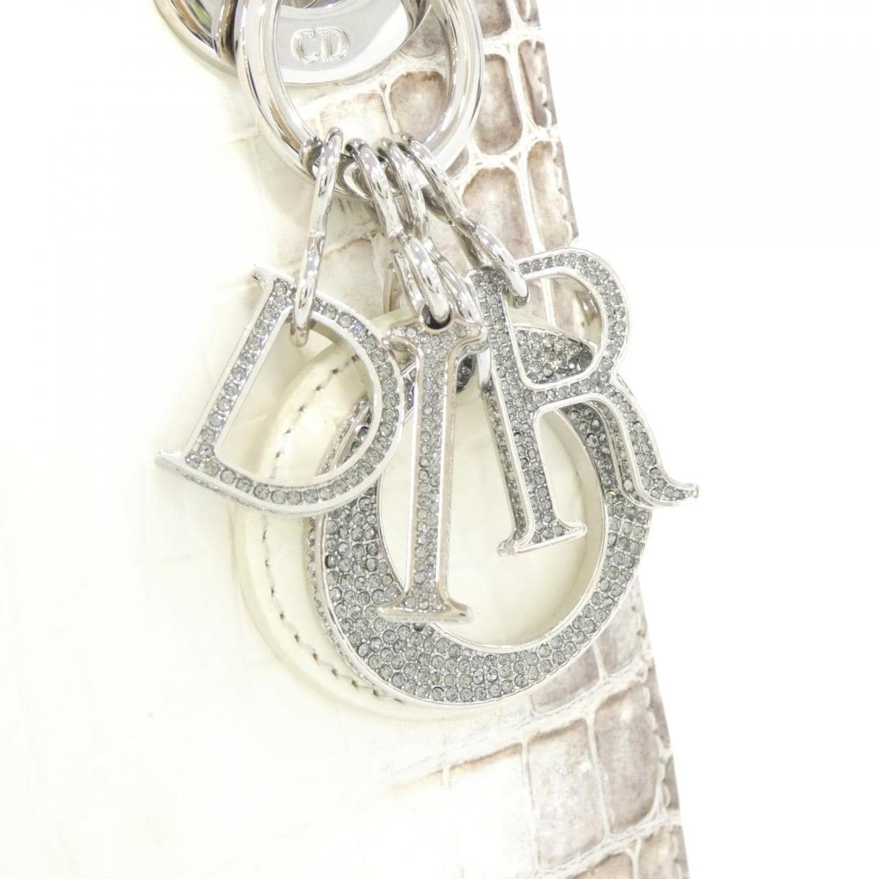 DIOR Lady Dior M0505PAQT Handbag Crocodile 4