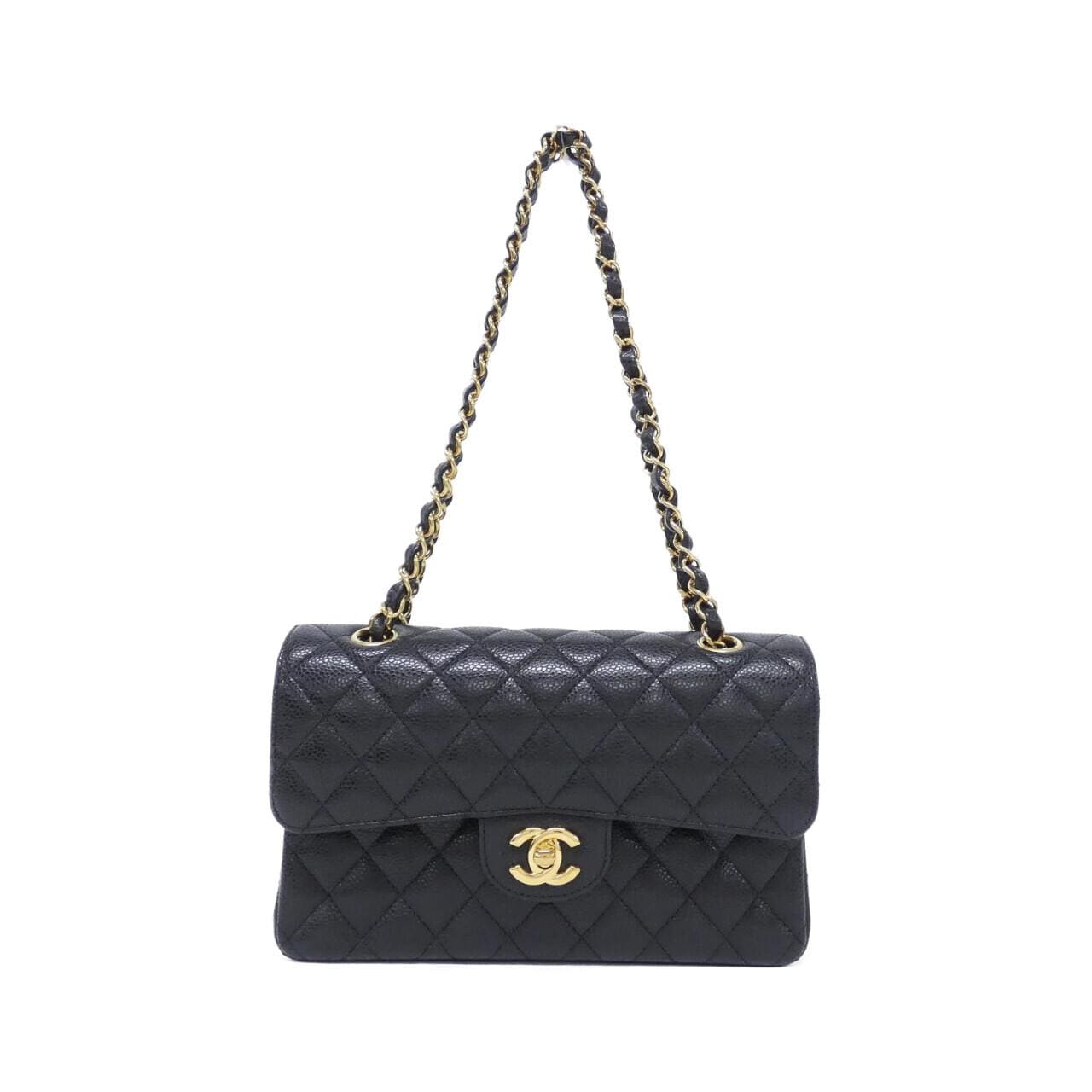 CHANEL Matelasse 1113 Shoulder Grained Calfskin