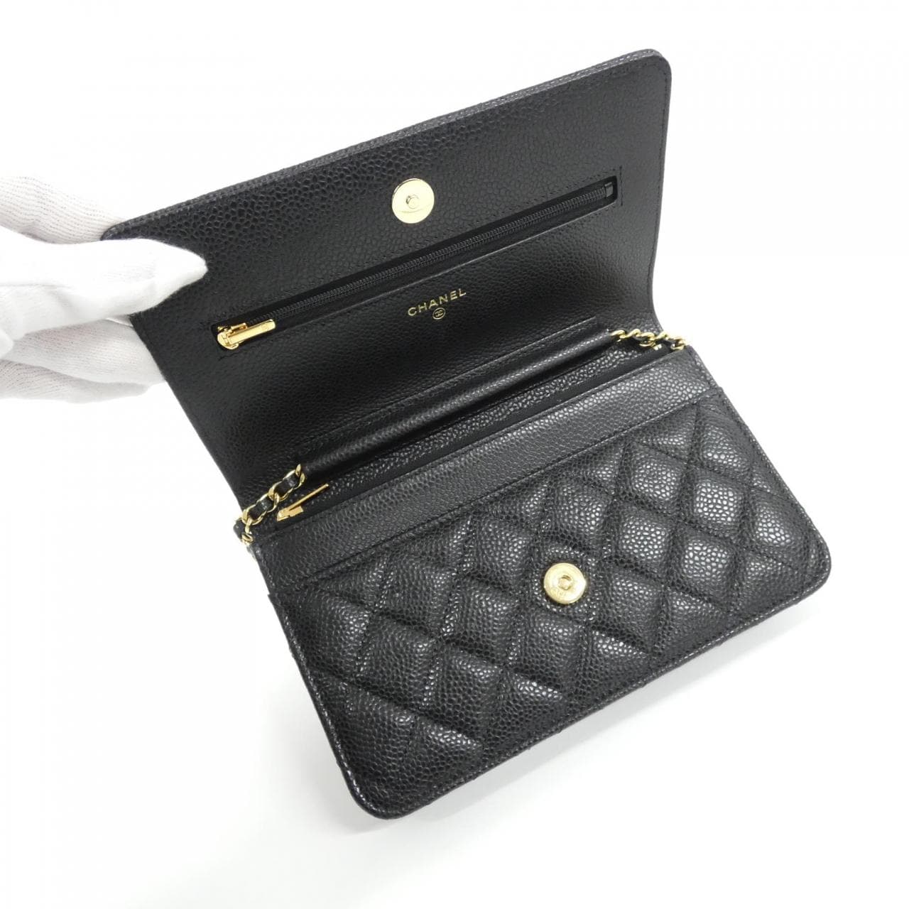 CHANEL Timeless Classic AP0250 Wallet Grained Calfskin 6