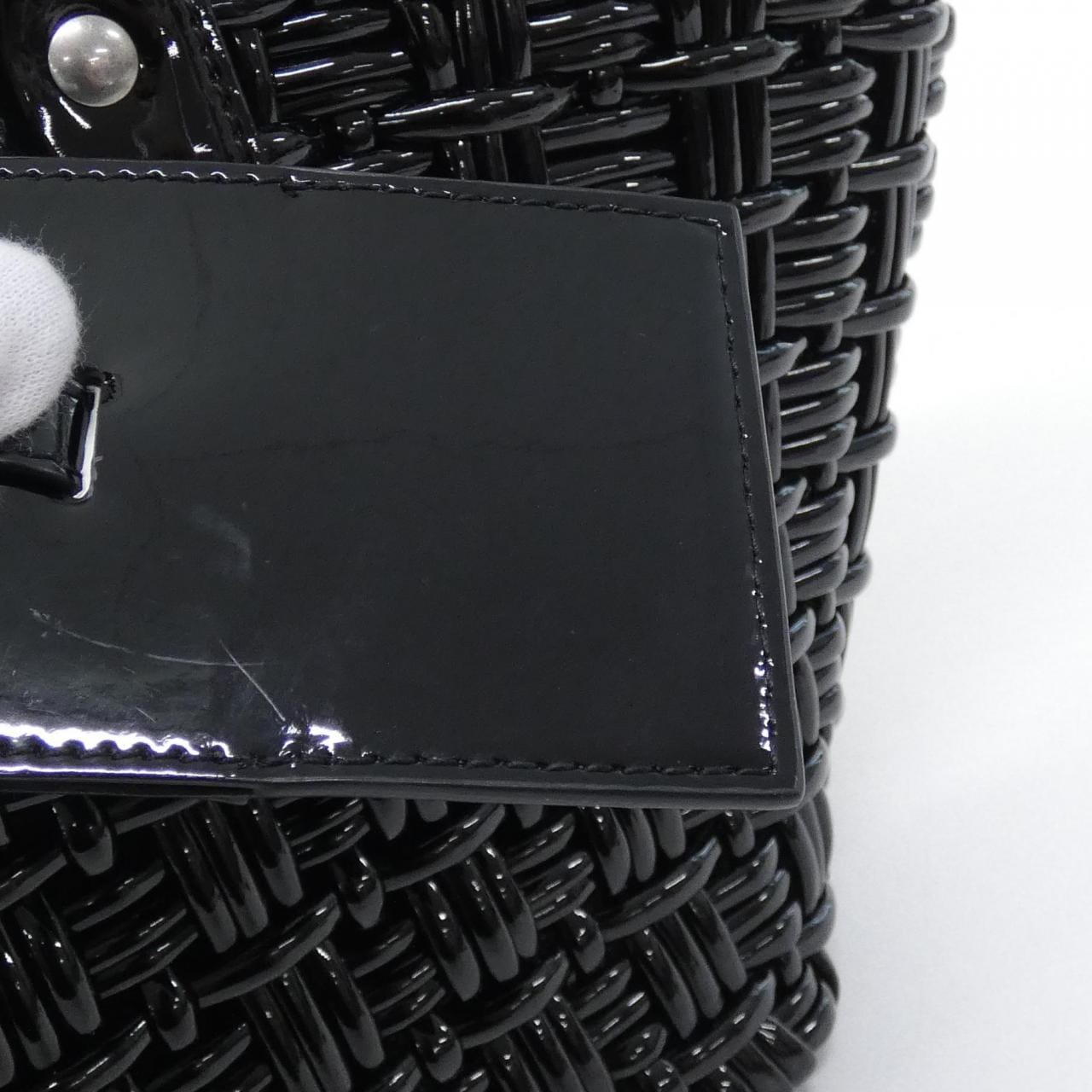 BALENCIAGA Bistro 671342 2IE2Y 手提包 漆皮 3
