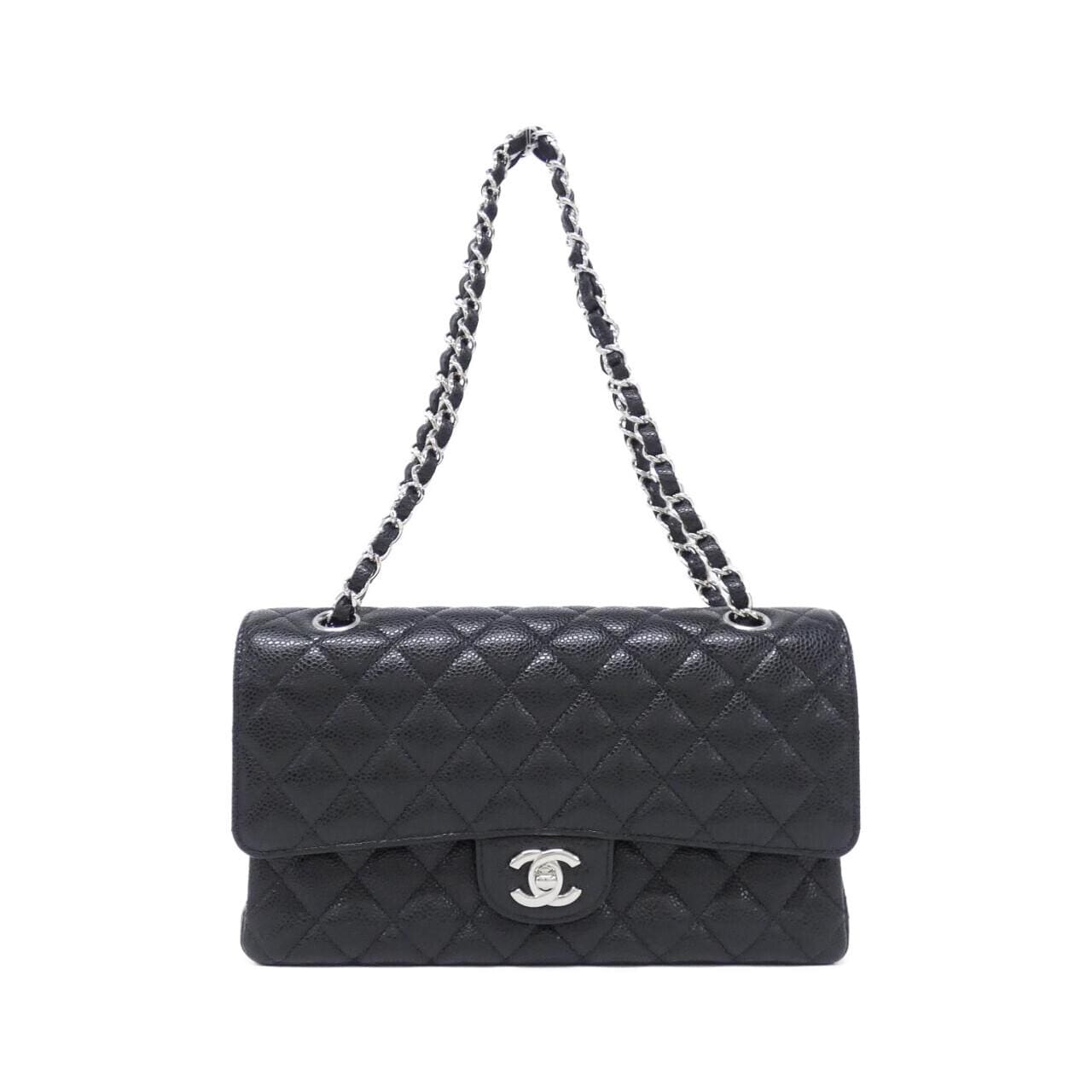 CHANEL Matelasse 1112 Shoulder Grained Calfskin