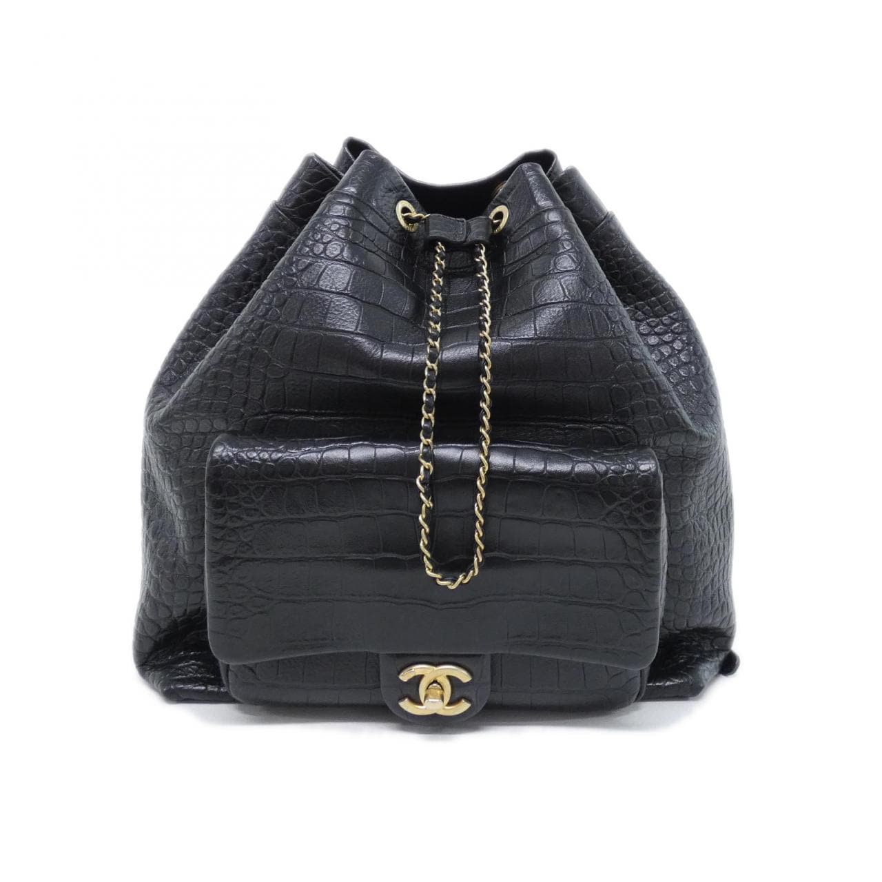 CHANEL AS0800 Backpack Crocodile
