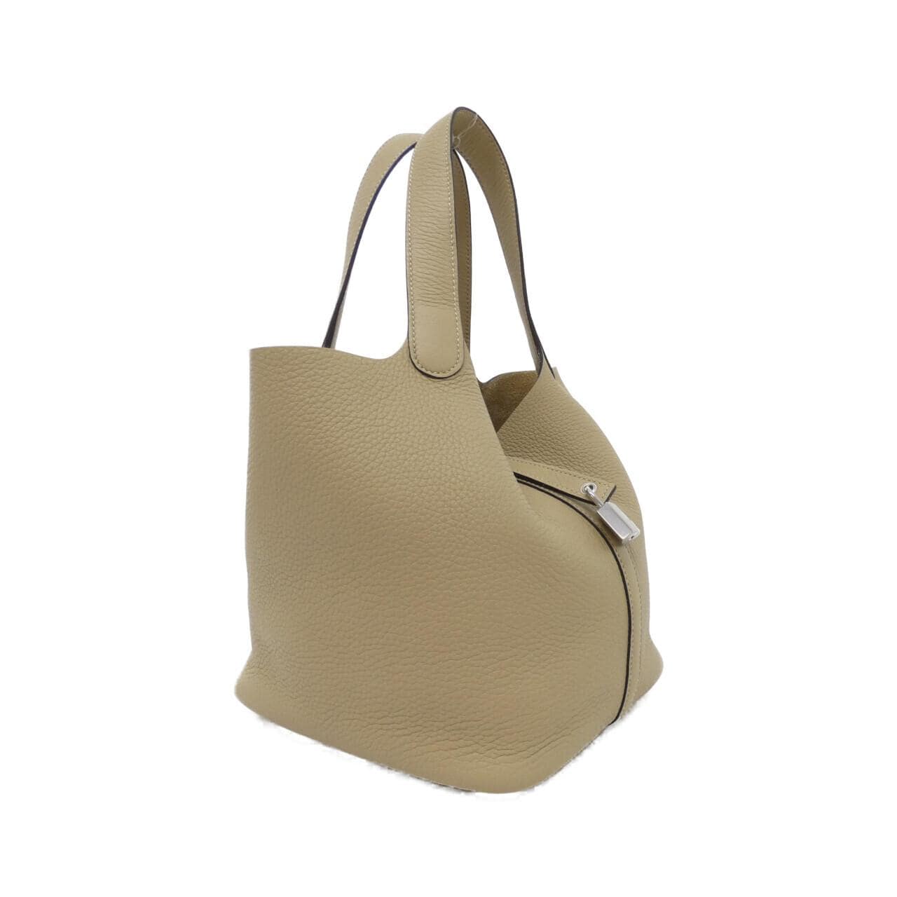 HERMES Picotin 060991CK Handbag Clemence