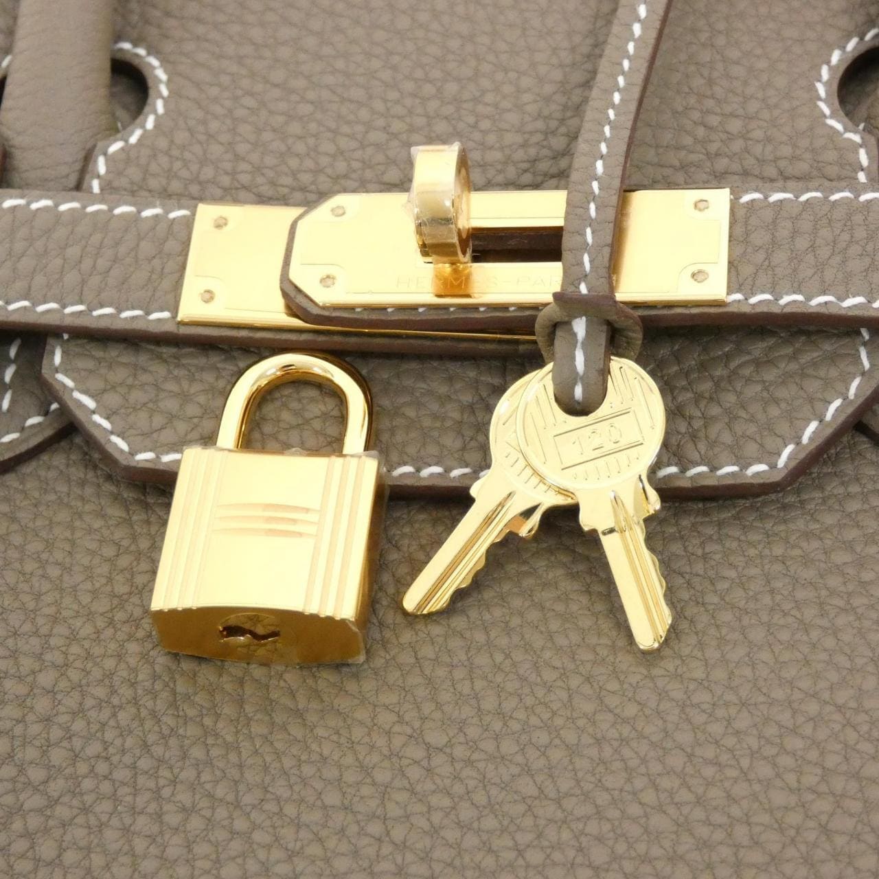 HERMES Birkin 027633CC Handbag Togo 4