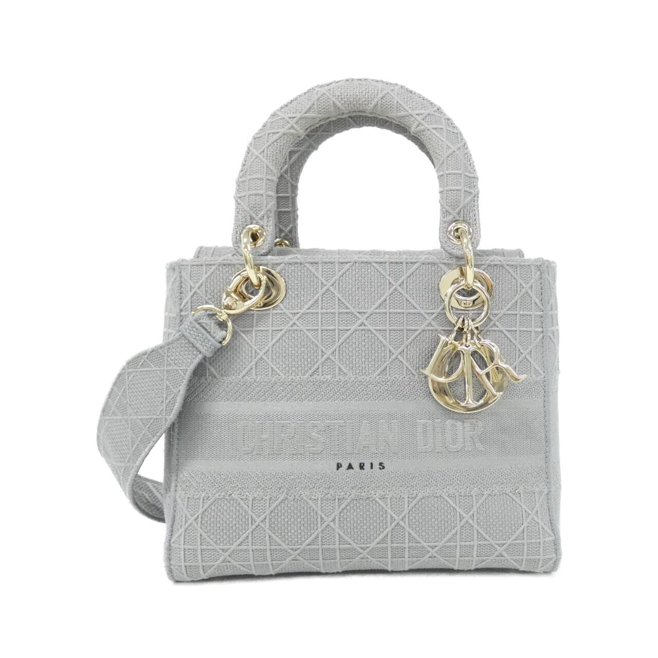 DIOR Lady Dior M0565OREY Handbag Canvas