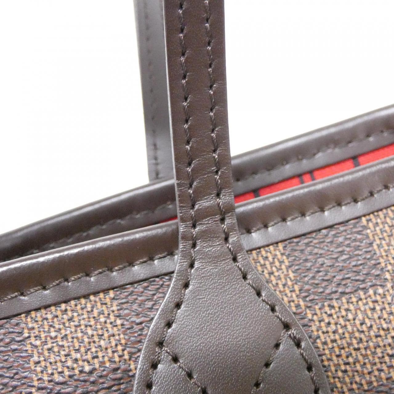 LOUIS VUITTON Neverfull N41359 Tote Damier 3