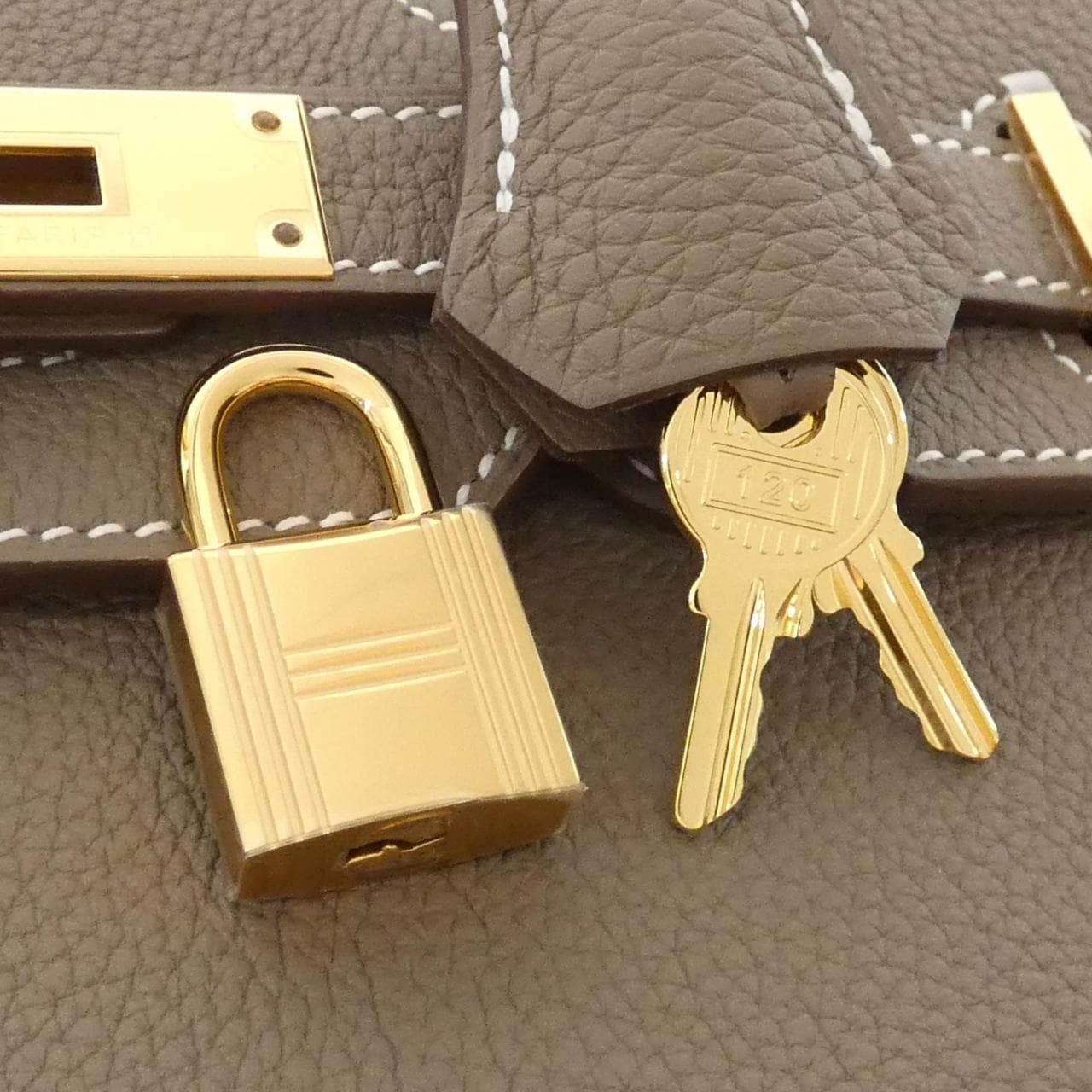 HERMES Birkin 027633CC Handbag Togo 4